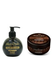 Black Red Soyulabilir Siyah Maske Arındırıcı 250 Ml + Face Mask Çikolata 400 Ml - 1