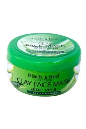 Black Red Yüz Kil Maskesi 400ml. Aloe Veralı - 1