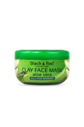 Black Red Black&red Clay Face Mask Aloe Vera - 1
