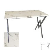 Anemon Werzalit Mutfak Masası 80x140 - Afyon Mermer - 1