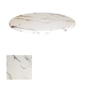Werzalit Masa Tablası Yuvarlak 107 cm - Afyon Marble - 1