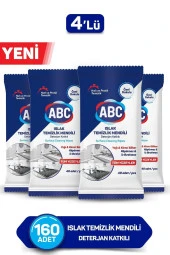 ABC Islak Temizlik Mendili 4'lü 160 Yaprak - 1