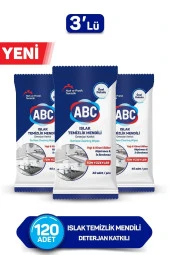 ABC Islak Temizlik Mendili 3'lü 120 Yaprak - 1