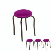 Tabure  ESB (4 Adet Fiyatıdır) - Mor - 1