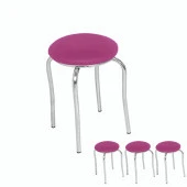Tabure (4 Adet Fiyatıdır) - Mor - 1