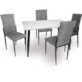 Manolya - Gözde ESB Mutfak Masa Takımı - Füme - 1