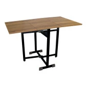 Balkon Masası (Kanatlı) - Barok Ceviz - 1