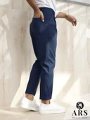 ARS MAGİC BOX YENİ SEZON PAMUK BAGGY ÇİFT PİLELİ RAHAT KESİM VE METAL TOKALI STANDART BOY PANTALON - 11