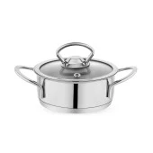 Schafer Micro Mini Basık Çelik Tencere 12 Cm-2 Parça - 2