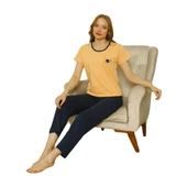 Özlem Bayan Kısa Kollu Pijama Takımı 4001 - 1