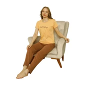 Özlem Bayan Kısa Kollu Pijama Takımı 4008 - 1