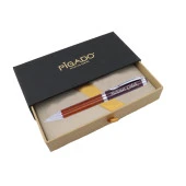 İsme Kişiye Özel Çevirmeli Ahşap Gövdeli Metal Tükenmez Kalem thumbnail 2