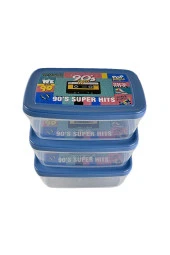 Gıda Saklama Kabı Erzak Saklama Kabı Meyve Sebze Et Balıkları Taze Ve Kuru Tutmak 850ml X 3'lü Set - 2