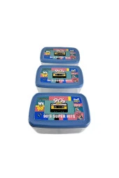 Gıda Saklama Kabı Erzak Saklama Kabı Meyve Sebze Et Balıkları Taze Ve Kuru Tutmak 850ml X 3'lü Set - 4