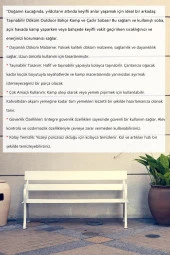 Yüksek Kalite Portatif Döküm Çadır Sobası Şömine Görünümlü Dış Bahçe Outdoor Kamp Karavan Soba - 2