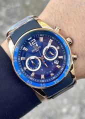 Reward Gold/Lacivert Çelik Kordon Fonksiyonlu Erkek Kol Saati thumbnail 1