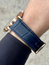 Fiesta Lacivert Deri Kordon Kurmalı Erkek Kol Saati thumbnail 3