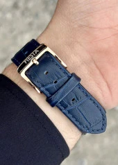 Fiesta Lacivert Deri Kordon Kurmalı Erkek Kol Saati thumbnail 4