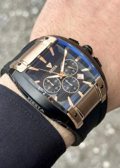 Fiesta Siyah Çelik Kasa Erkek Kol Saati thumbnail 1