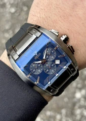 Fiesta Lacivert Çelik Kasa Erkek Kol Saati thumbnail 8