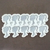 EPOKSİ REÇİNE SİLİKON KALIP ÇOKLU BARBİE SİLÜET ANAHTARLIK KÜPE ÇOK AMAÇLI MUHTELİF KALIP HB15075 - 2