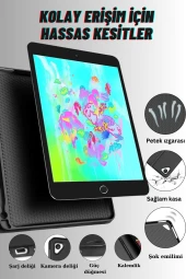 Qpen iPad Air 2 9.7 inç  Uyumlu Klavyeli Tablet Kılıfı thumbnail 3