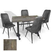 Çipa Werzalit - Çırağan Mutfak Masa Takımı (70x120) - (Old Pine - Füme) - 1