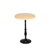 Bistro Döküm Masa (Çipa-6006 Werzalit Yuvarlak Q 70cm)  - Akçaağaç - 1