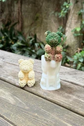 Rose Bear Tekli Silikon Mum Kalıbı thumbnail 5