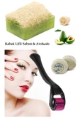3'lü Peeling Kabak Lifli Avokado Cilt Bakım Yenileme 540 İğne Derma Roller Leke,Akne Ruşur Taşı - 1