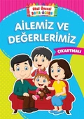 Okul Öncesi Boya-Öğren - Ailemiz ve Değerlerimiz - Çıkartmalı - 1