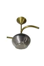 Mutu Ticaret Fuji Eskitme Tekli Füme Yatsı Camlı Avize | Kaliteli Modern Metal Avize - 3
