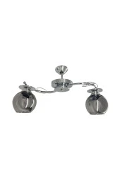 Mutu Ticaret İlay Krom 2'li Füme Camlı Avize | Kaliteli Modern Metal Avize - 3