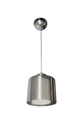 Mutu Ticaret Gani Sarkıt Krom Tekli Füme + Beyaz Camlı Avize | Kaliteli Modern Metal Avize - 2