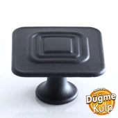 Klas Kulp Düğme Mat Siyah Mobilya Mutfak Dolabı Çekmece Dolap Kulpları Kapak Kulpu Kulbu Kulb Metal thumbnail 1