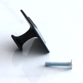 Klas Kulp Düğme Mat Siyah Mobilya Mutfak Dolabı Çekmece Dolap Kulpları Kapak Kulpu Kulbu Kulb Metal thumbnail 6