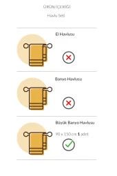 Varol İmeria Serisi Otel Havlusu 90x150 600gr - 3