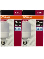 Osram 27W (152W) 6500K (Beyaz Işık) E27 Duylu Led Torch Ampul (2 Adet) thumbnail 1