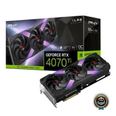 PNY RTX 4070 Ti XLR8 Gaming VERTO 12GB GDDR6X 192Bit (VCG4070T12TFXXPB1) DX12 Ekran Kartı - 1