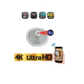 kamera online 4k Wifi Sensörlü Tavan Armatürü Gizli Video Kamera 7/24 Canlı Izleme Kayıt - 1