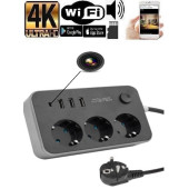 kamera online Usb Kablolu Wifi 4k Priz Gizli Video Kamera Canlı Izleme-kayıt - 1