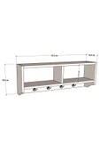 Portmanto Duvar Askısı Modern Duvar Askılık Vestiyer - Atlantik Çam - 4