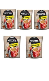 NESCAFE 2'Si Bir Arada 10 Lu Paket (10 Lu X5 Paket) - 1
