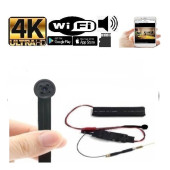 kamera online 4 K Düğme Gizli Wifi Kamera Canlı Izleme Ve Kayıt - 1