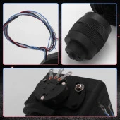 RETTI 4-Eksenli Joystick Potansiyometre Düğme Kontrolü JH-D400B-M4 10K 4D Kapalı Salıncak - 6