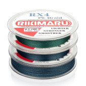 RIKIMARU 0.40 Mm RX4-4 Katlı 150 Metre,32.4 kg Çeker ,Gri Renkli İp,örgü,ipek Misina - 2