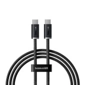 Baseus E-Marker Akıllı Çip 100W Type-C Şarj Kablo Samsung Xiaomi İphone 15 15 Pro Max Şarj Kablosu - 1