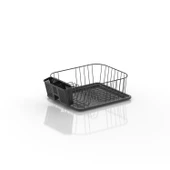 TEKNOTEL TEK KATLI BULAŞIKLIK TABAKLIK MAT SİYAH KB084 - 6