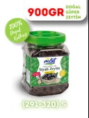 Mytat Doğal Gemlik Süper Siyah Zeytin 900 gr (291-320) S - 1