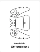 TFY Store Sony PlayStation 5 Kol Uyumlu Nano Jelatin Tam Koruma Şeffaf - 2